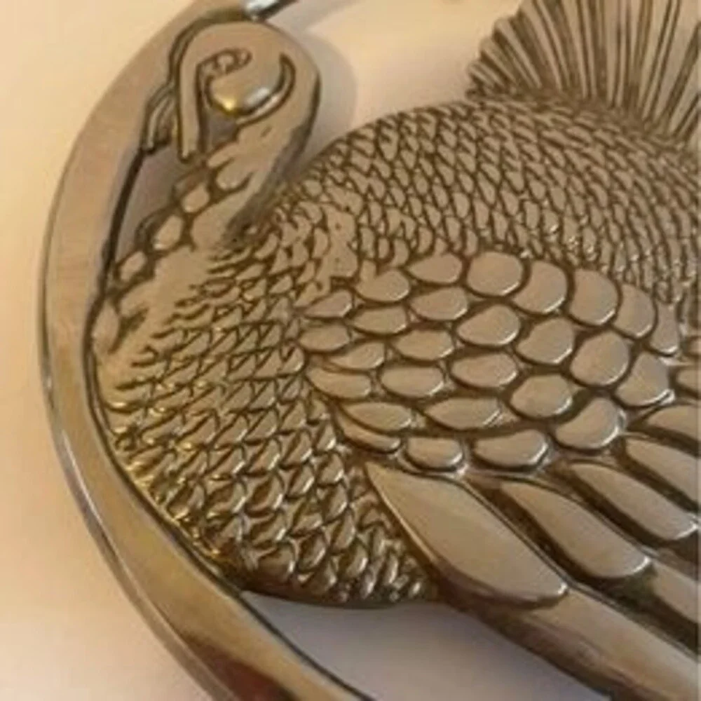 Gorham Silver Plated Turkey / Wall Hanging  Trivet, 1982- Italy [187]